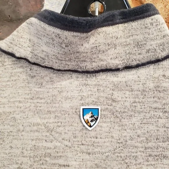 KUHL Ryzer 1/4 Zip Long Sleeve Pullover Shirt Men's Size 2XL Style #3112 Gray - Picture 8 of 12